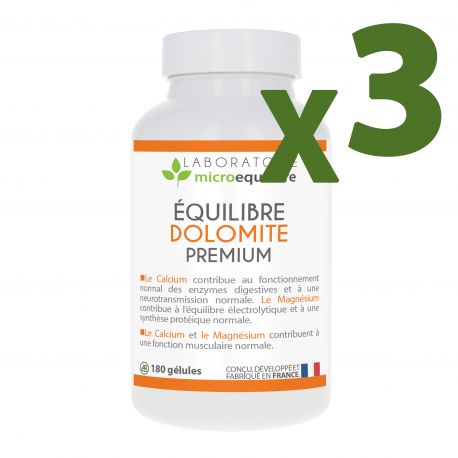 LOT DE 3 X ÉQUILIBRE DOLOMITE PREMIUM