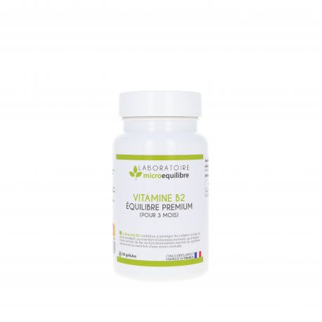 VITAMINE B2 ÉQUILIBRE PREMIUM (pour 3 mois de supplémentation)