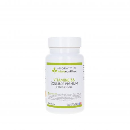 VITAMINE B8 ÉQUILIBRE PREMIUM (pour 3 mois de supplémentation)